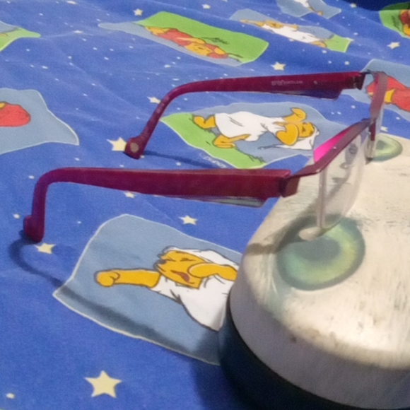 Etnia Barcelona Semi Rimless Frame Prescription Pink Eye Glasses Frame + Case!! - Picture 3 of 14